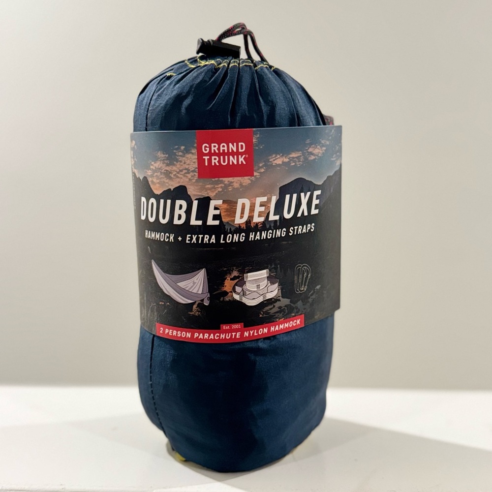 GRAND TRUNK Double Deluxe Hammock. NEW !!!!